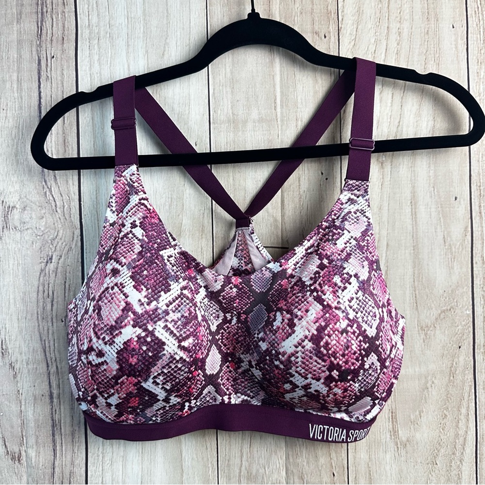 Victoria's Secret Purple Snake Print Sports‎ Bra